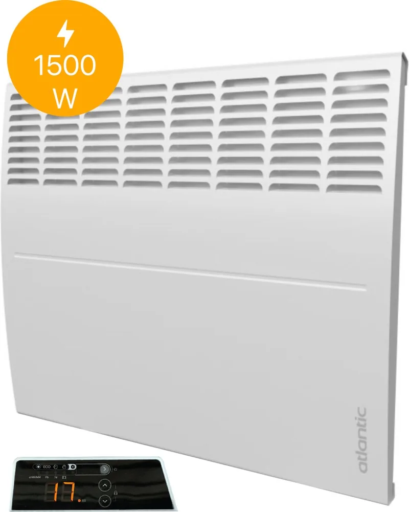 Atlantic Ecoflex Elektrische Convector Kachel Radiator Thermostaat Wandmontage Verwarming Badkamer
