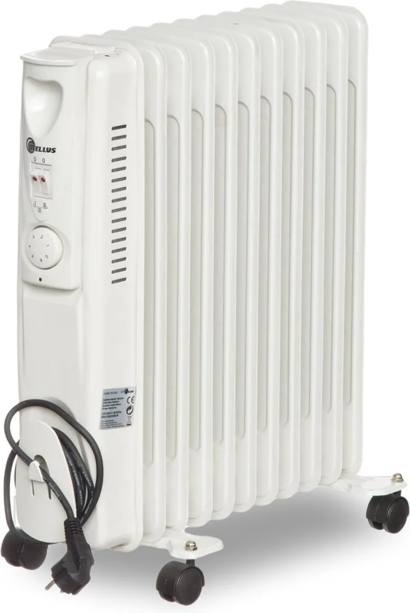 Bellus Oliegevulde Radiator Elektrisch Olieradiator- Oliegevulde radiator Elektrische Kachel