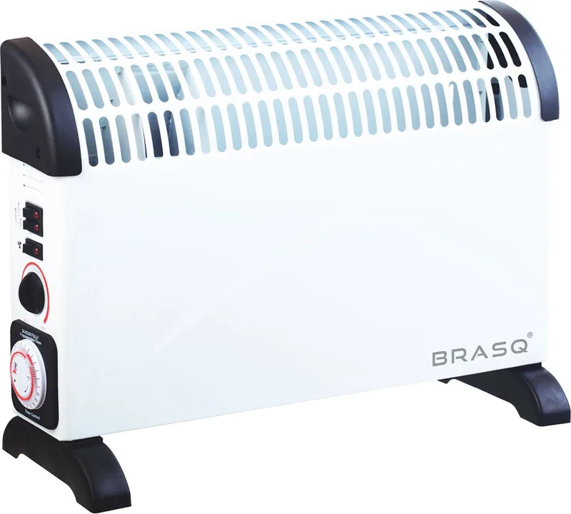 BRASQ Convector Kachel CH100 Elektrische kacheltot- 3 standen met Turbofunctie Timer tot 20M2