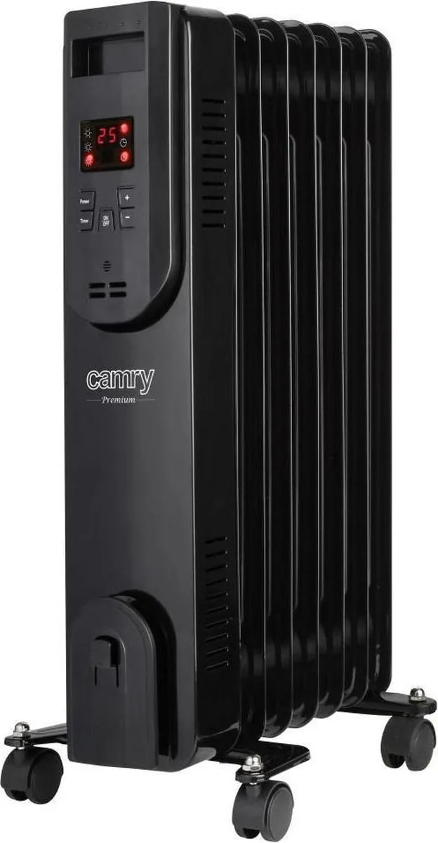 CAMRY CR 7812 Olieradiator Elektrisch op Wieltjes Met Afstandsbediening en Thermostaat 1500 W