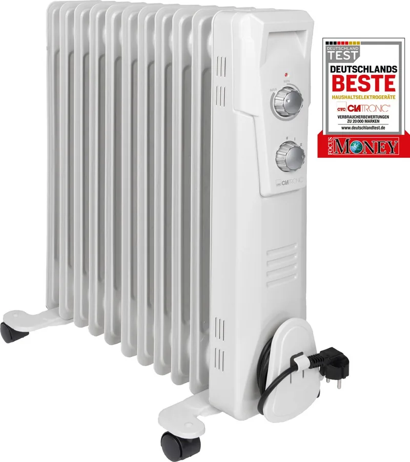Clatronic RA 3737 oliegevulde radiator 11 ribben