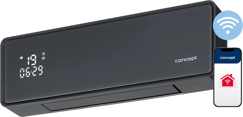 Concept Keramische kachel Wandkachel LED-scherm Timer- QH4100