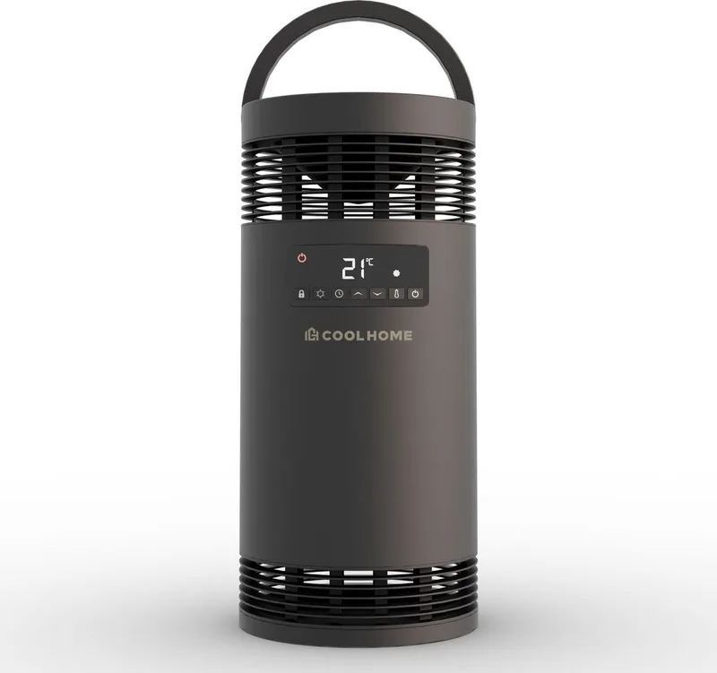 CoolHome CH22 Keramische kachel 360º verwarming met ventilator Elektrische kachel met afstandsbediening 1800W