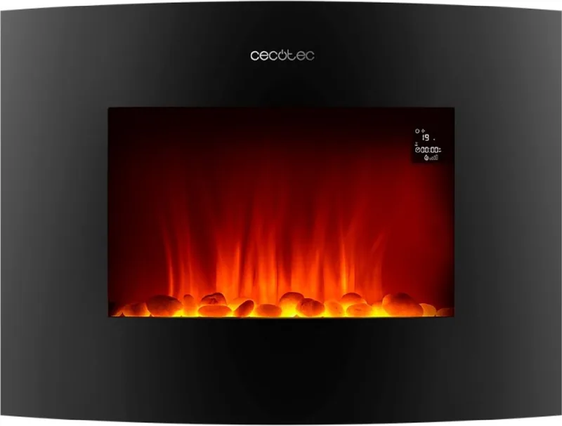 Decorative Electric Chimney Breast Cecotec Ready Warm 2250 Curved Flames Connected1000 -2000 W