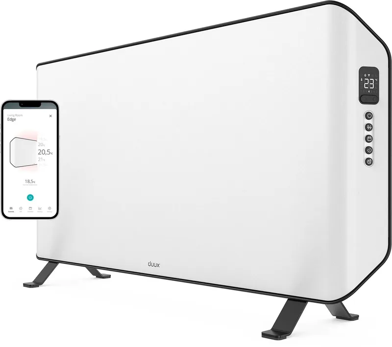 Duux EdgeSmart Convectorkachel Elektrische Kachel Elektrische Verwarming Badkamer, Woonkamer, Kantoor