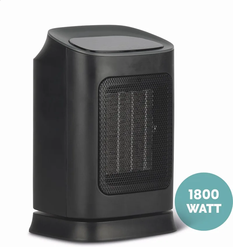 Elektrische Kachel Compacte Keramische kachel met touchscreen 2 Standen 900 en- Kantelbeveiliging Draagbaar