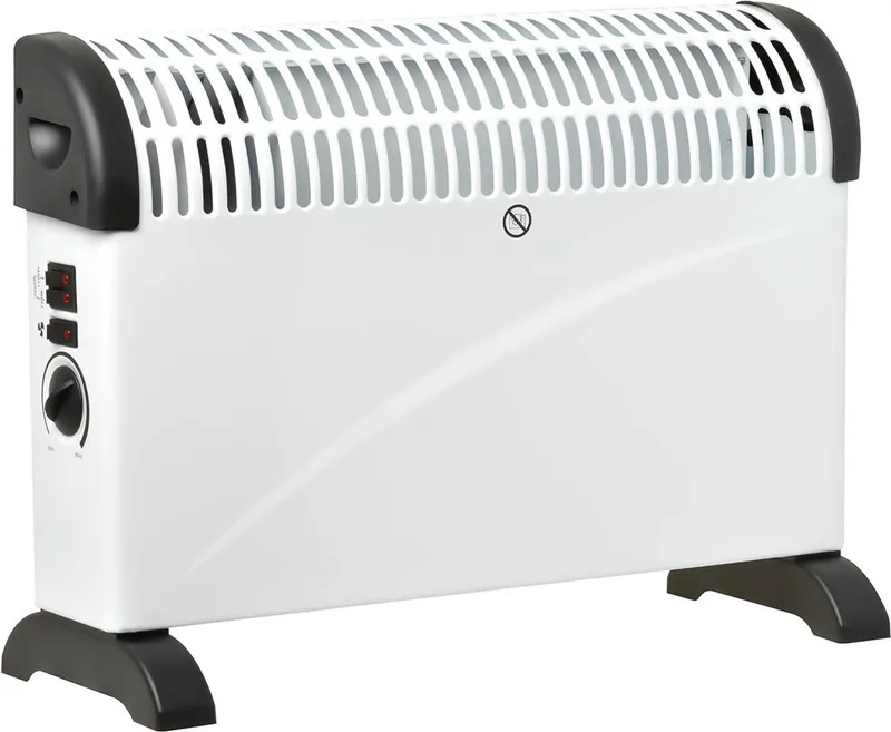 Elektrische Kachel Turbofunctie Convector Kachel Bijverwarming Elektrische Verwarming 750/1250/2000W