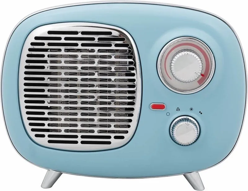 Eurom B-4 PTC Elektrische verwarming CLASSIC RADIO ventilatorkachel- Energiebesparendventilatorkachel Draagbare