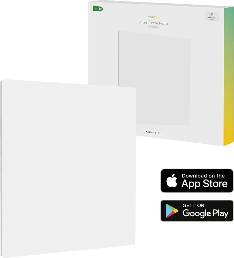Hombli Slimme Infrarood Paneelverwarming RadiatorSmart App Ingebouwde Thermostaat 10m² Vrijstaand/Wandmontage