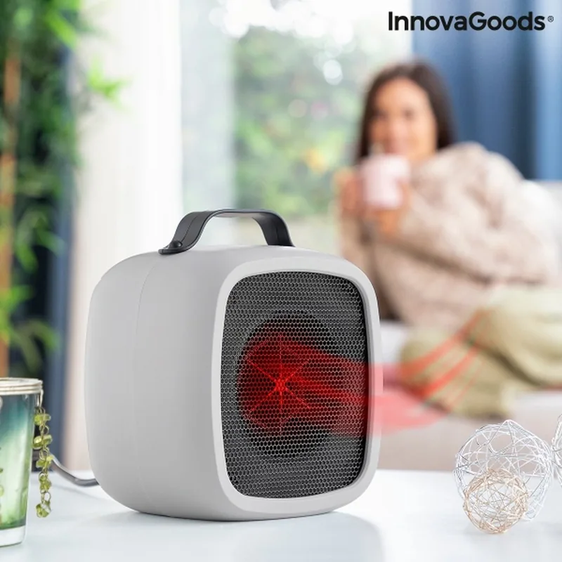 Innovagoods Draagbare Mini Kachel Met handgreep Energiebesparing Mini Verwarming