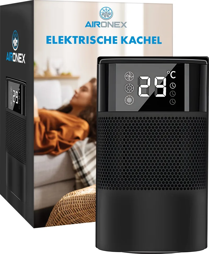Keramische Elektrische Kachel van Aironexe Kachelventilator Kachel Electrisch- Verwarming Elektrisch Heater