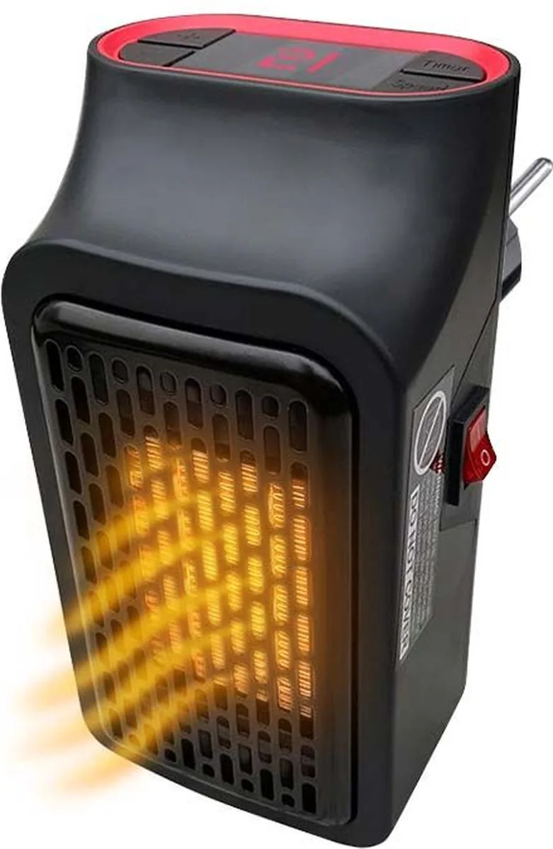 Keramische stopcontact-verwarming Kachel 2 warmtestandenMet timerfunctie Heater