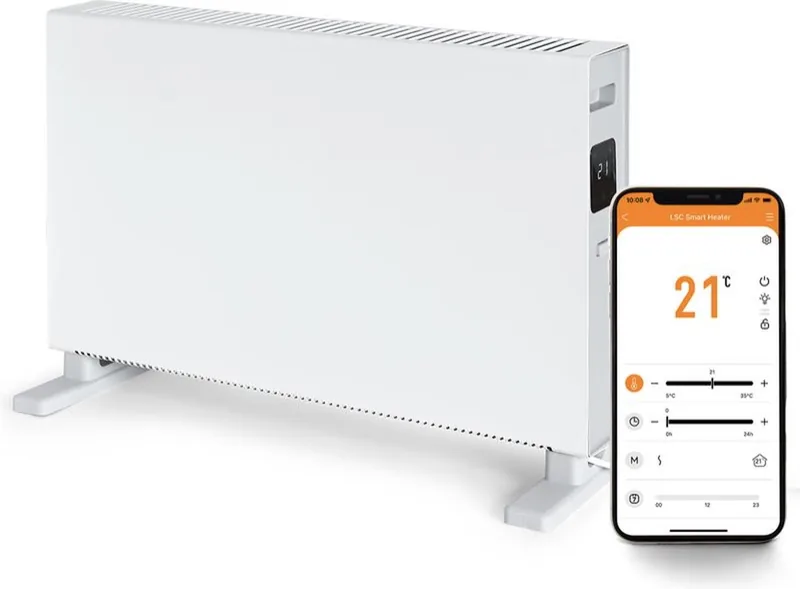 LSC Elektrische Kachel Smart Connect Convector Kachel Kachel Met 24-uurs-timer Kachel Op afstand te bedienen