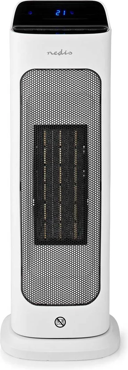 Nedis SmartLife keramische PTC-ventilatorkachel Wi-Fi2 Warmte Standen Zwenkfunctie Display 10 49 °C Android