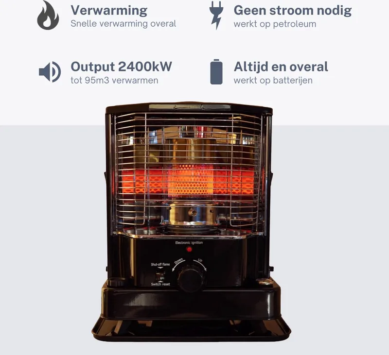 Propatech Petroleumkachel kouskachel regelbaar met omvalbeveiliging 95m3