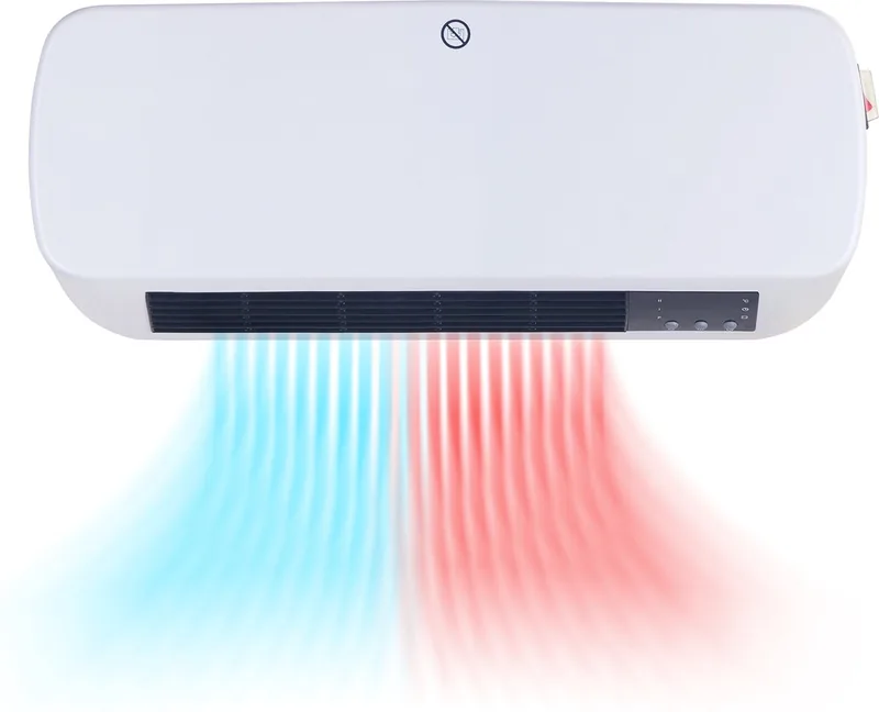 QLT 2-in-1 Wandkachel Elektrische Verwarming met Verkoeling