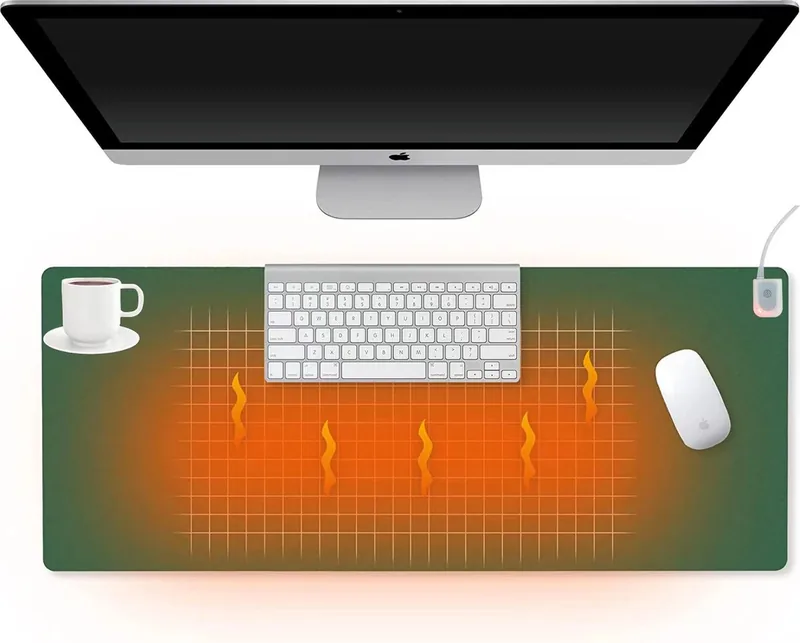 Quality Heating QH-BV Serie infrarood verwarmde bureau onderlegger verwarmde muismatvermogen instelbaar