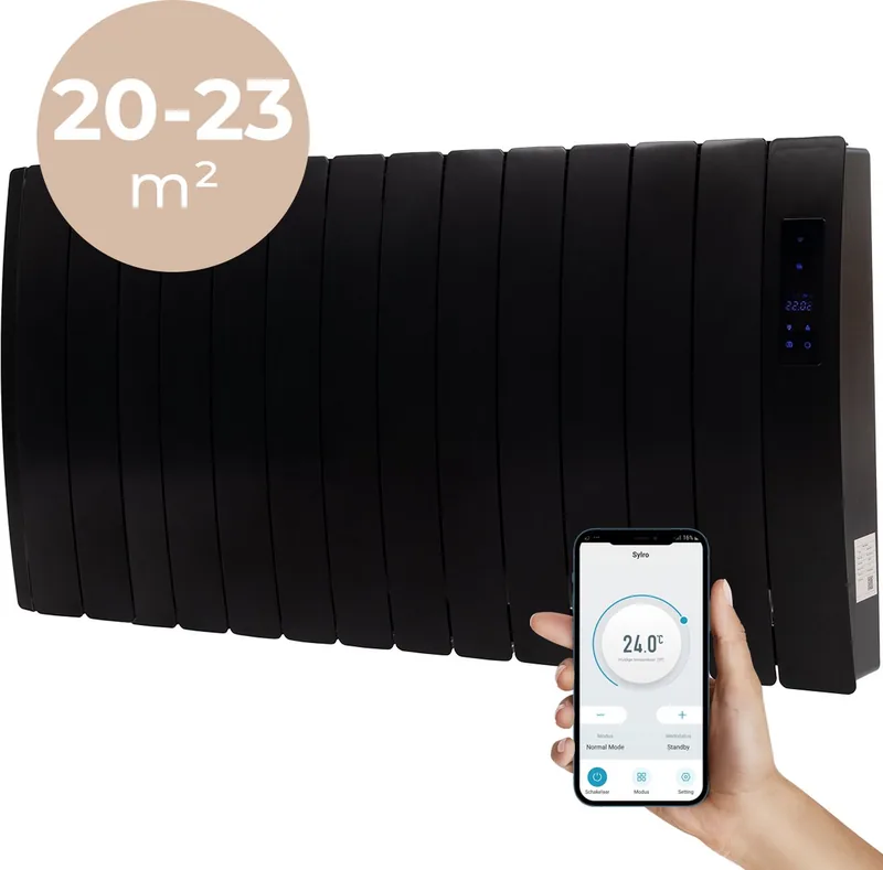 SYLRO® WiFi Smart elektrische convector kachel 2300W