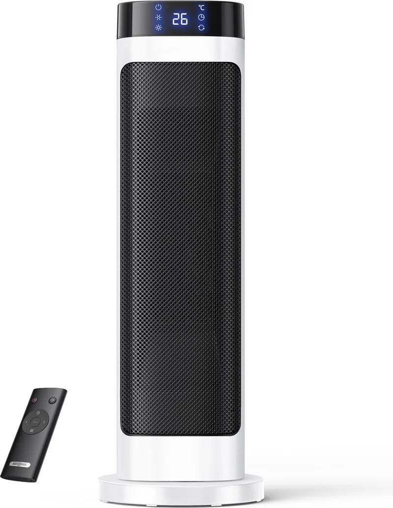 Taotronics TT-HE018 kachel elektrischdraagbare elektrische verwarming, snel stille torenoscillerende keramische