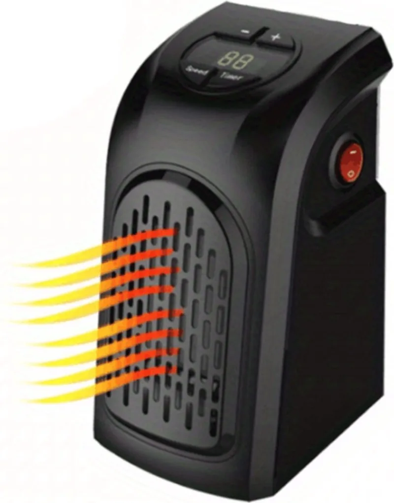 Thewooshop Muur Elektrische Kachel Mini Ventilator Kachel Desktop Huishouden Muur Handige Verwarming Kachel