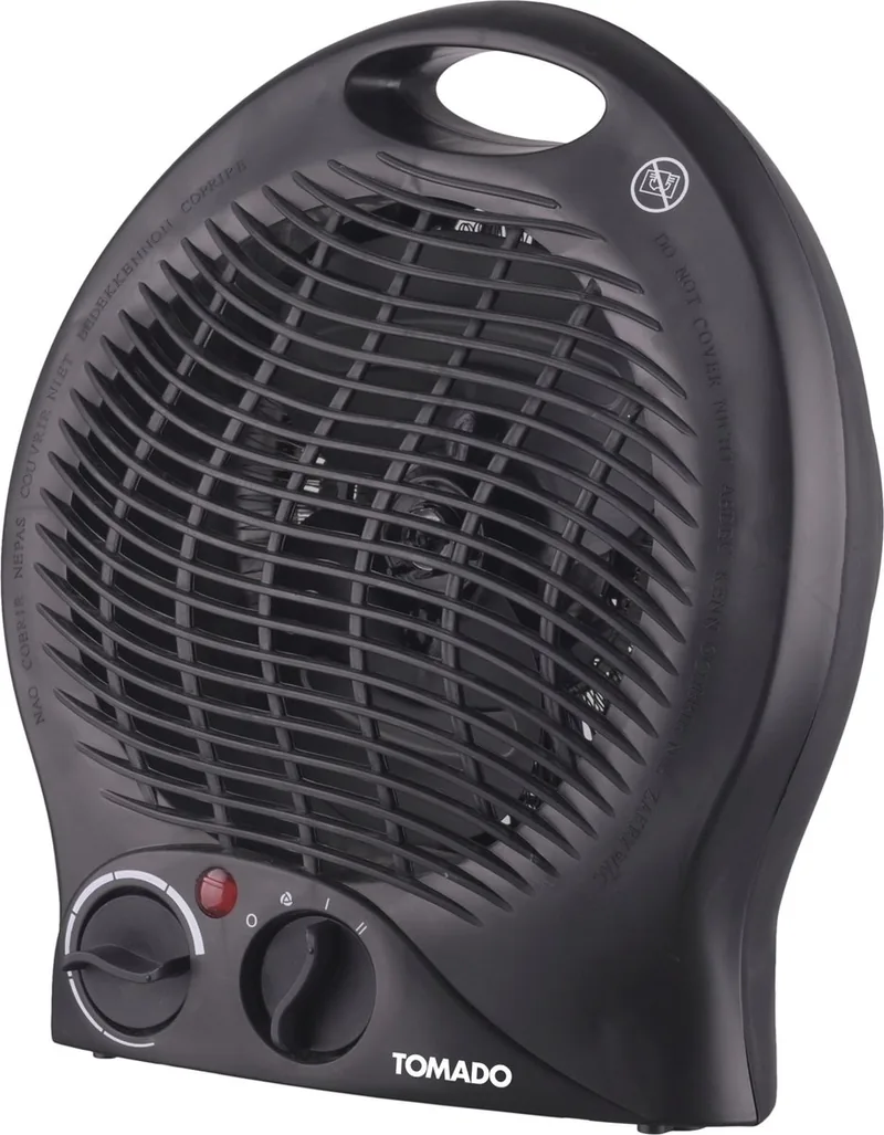 Tomado THF2001B Ventilator kachel Tot 24m² 2 warmtestanden 1 ventilatorstand Vrijstaand