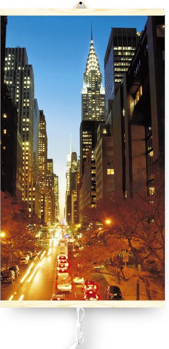 TRIO Infrarood, flexibel verwarmingspaneelTRIO design 2 Manhattan, afmetingen