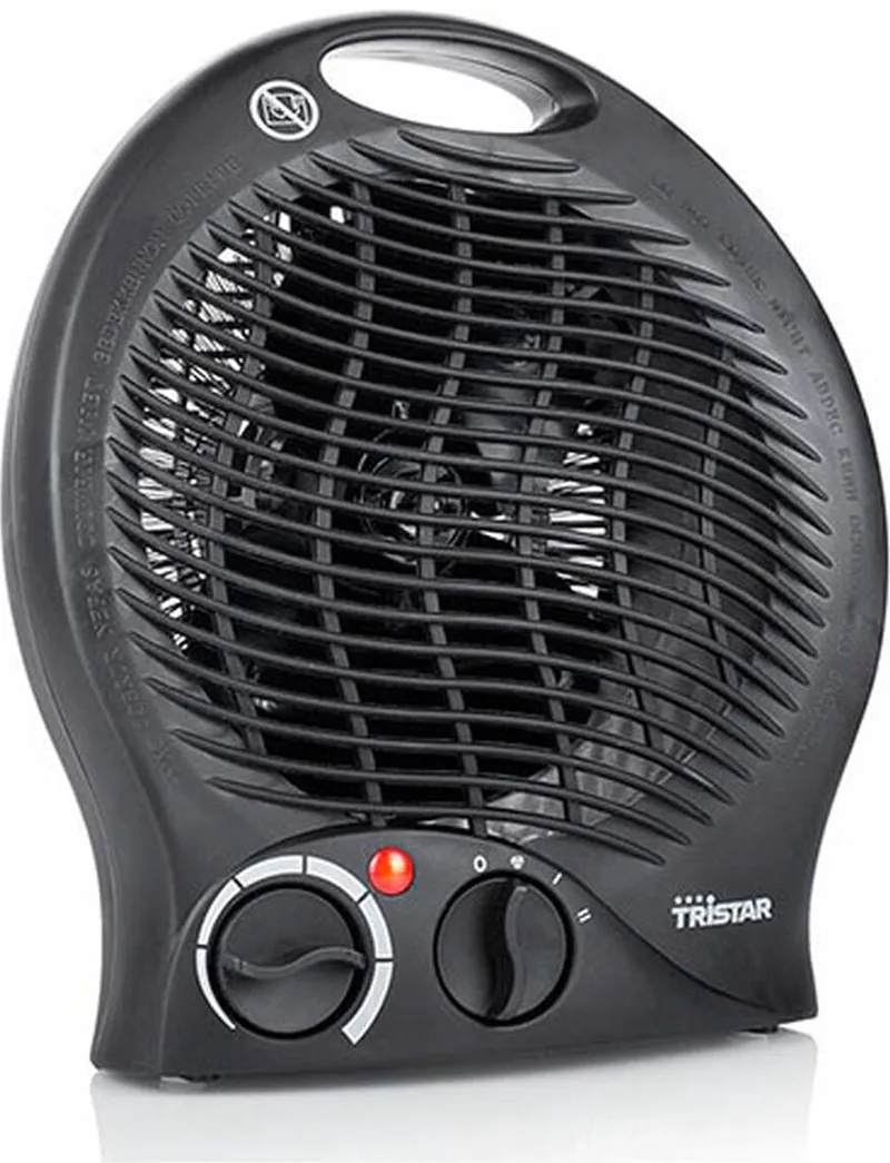 Tristar Elektrische Kachel KA-5037 Ventilatorkachel 2 warmtestanden 1000|2000 Watt Voor kleine ruimtes