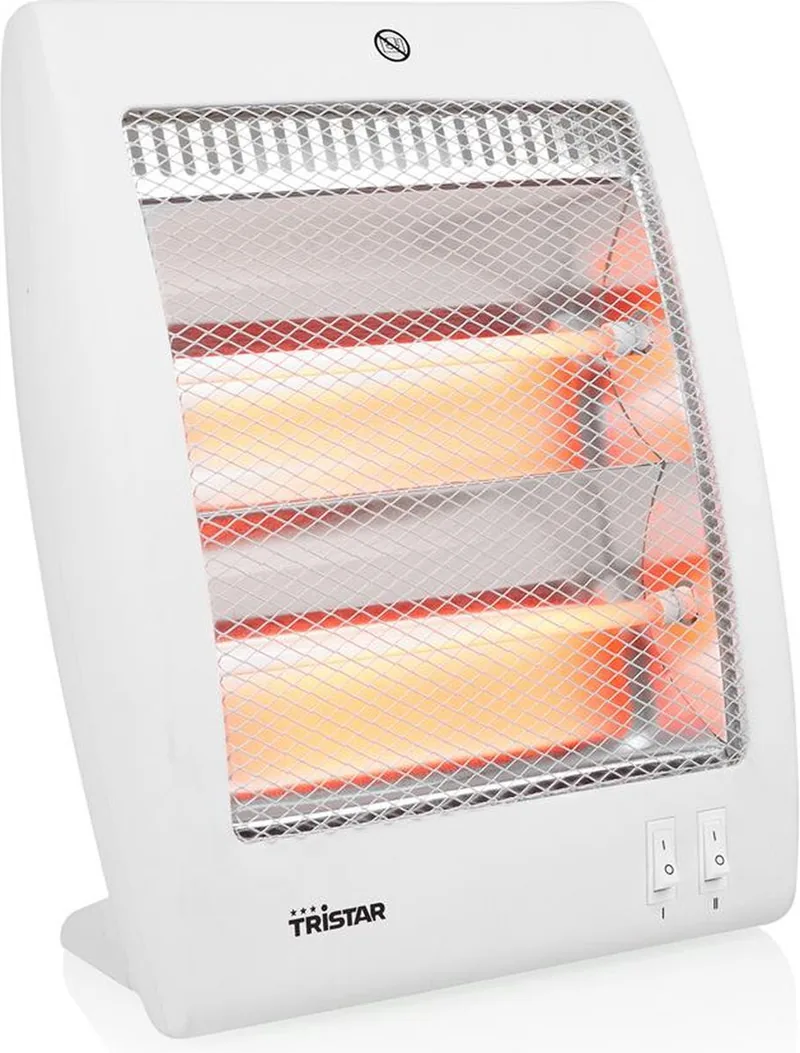 Tristar KA-5127 Elektrische Kachel 2 standen Laagwattage Campingkachel 400-800 watt Omvalbeveiliging