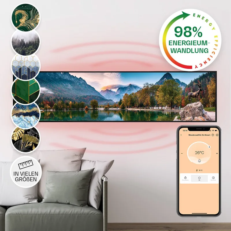 Wonderwall Air Art Smart infraroodverwarming meer